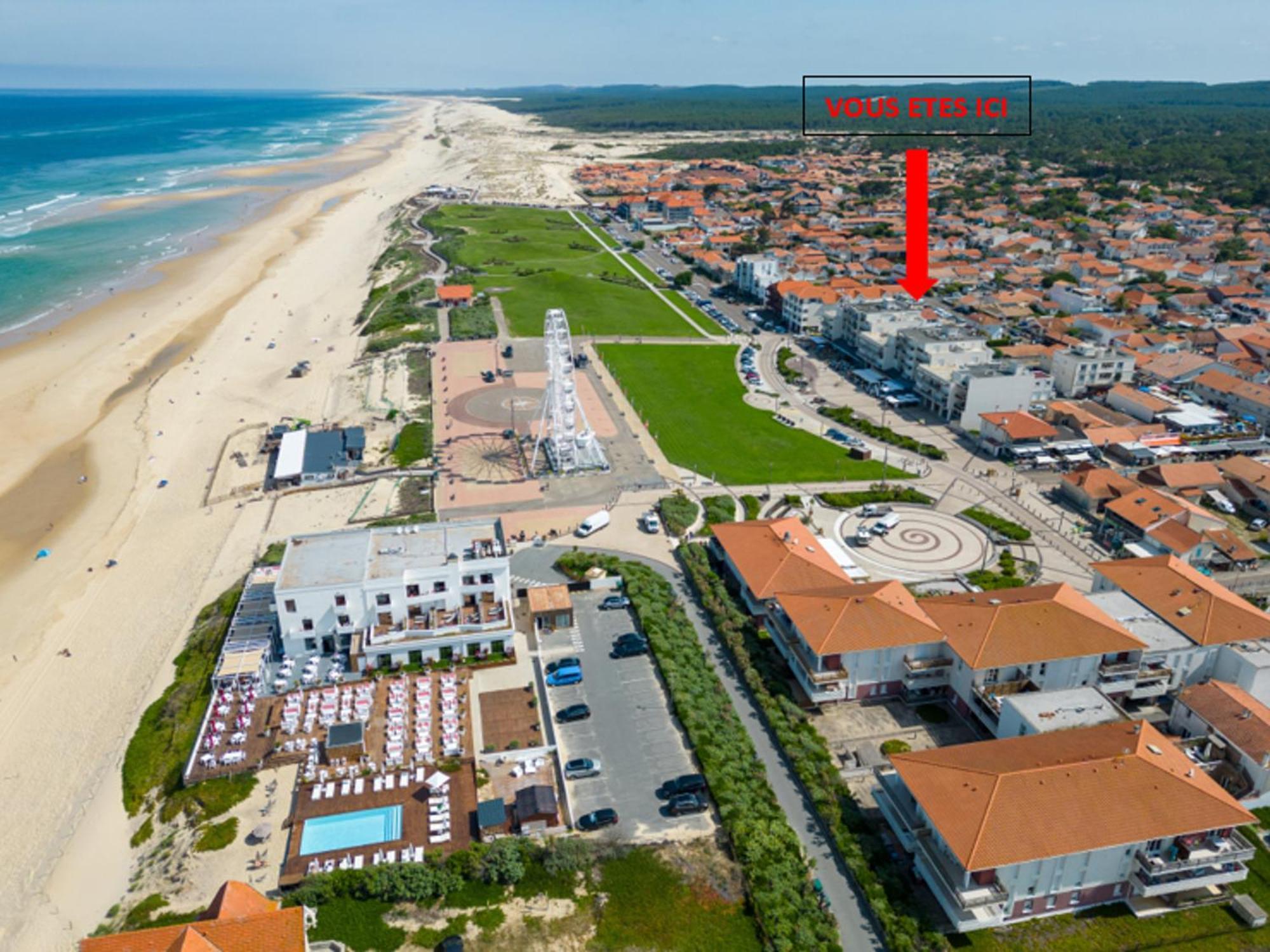 Biscarrosse Plage - Studio T1 Bis En Bord De Mer - Menage Inclus - Fr-1-319-185 Bagian luar foto